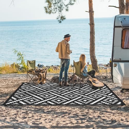 GENIMO Outdoor Rug, Waterproof Plastic Rugs - Image 2