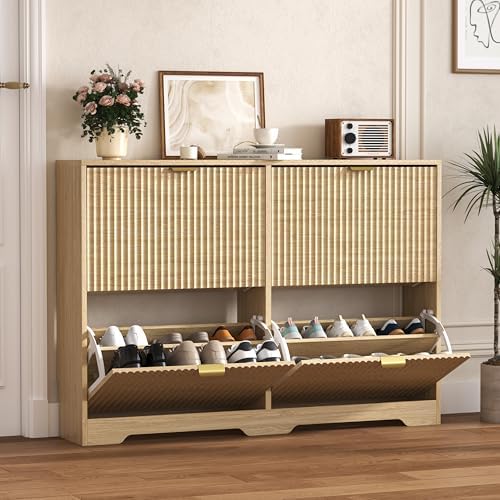 HUANLEGO Shoe Cabinet Storage for Entryway by HUANLEGO