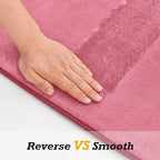 HUXMEYSON Bathroom Rugs Sets 3 Piece, Non-Slip & Quick Dry Bath Mat Set - Image 3