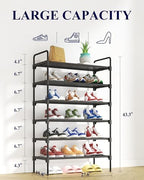 Kitsure Shoe Rack for Closet, Shoe Storage, 27.6" Wide - Image 2