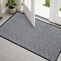 Front Door Mat 3' x 6', Low Profile Heavy Duty Door Mat, Non-Slip Large by PEADEEAS