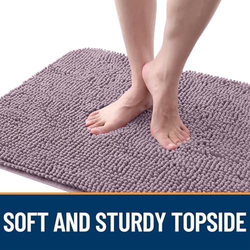 OLANLY Dog Door Mat for Muddy Paws 35x24, Super Absorbent Chenille Mud Mat - Image 4