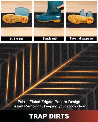 Front Door Mat Indoor Outdoor Entrance - Image 4