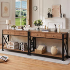 Hombazzer Console Table with 2 Drawers - Image 3