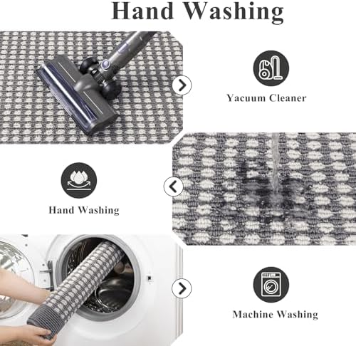 Ileading Laundry Room Runner Rug 2'x6' Non Slip Farmhouse Kitchen Floor Mats - Image 6