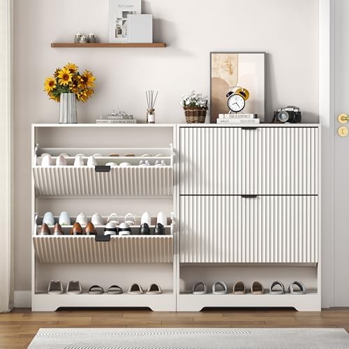 HUANLEGO Shoe Cabinet Storage for Entryway - Image 3