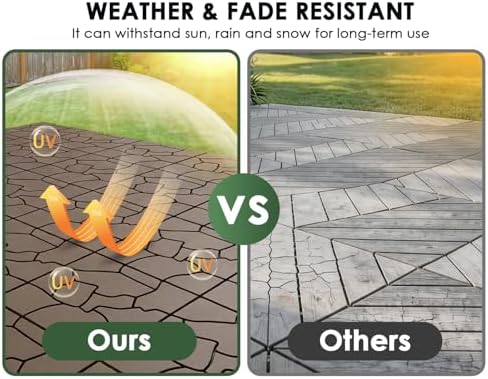 36 PCS Plastic Interlocking Deck Patio Tiles - Image 5