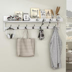 AMBIRD 35 inch Coat Rack Wall Mount, Extra Long Coat Hooks Wall Mount, Entryway - Image 5