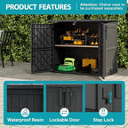 Outdoor Horizontal Storage Shed 36 Cu Ft - Image 3