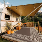GENIMO Outdoor Rug, Waterproof Plastic Rugs 10'x14' - Image 2