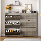 HUANLEGO Shoe Cabinet Storage for Entryway - Image 3