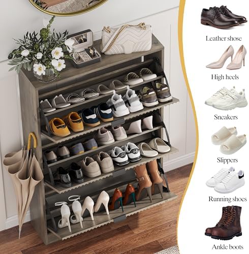 HUANLEGO Shoe Cabinet Storage for Entryway - Image 4