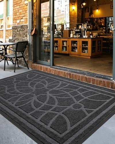 DEXI Front Door Mat Outside Entrance 4x6, Heavy Duty Non Slip - Image 2
