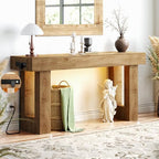 Unikito 63" Console Table with Sensor Light & AC Outlets with USB-C Ports by Unikito