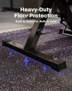 AIRHOP 0.56in Thick 48 Sq Ft Exercise Equipment Mats, 12 Tiles Upgraded Rubber - Image 5