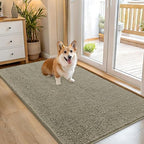 OLANLY Dog Door Mat for Muddy Paws 54x32, Super Absorbent Chenille Mud Mat by OLANLY