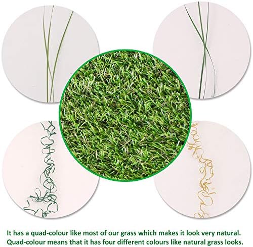 Artificial Grass Fake Grass Lawn Turf 15 ft x 36 ft, GL Realistic Synthetic Pet - Image 3