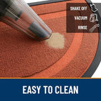 OLANLY Half Circle Front Door Mat Outside 59x34 All-Season Rubber Doormat - Image 5