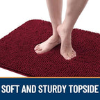 OLANLY Dog Door Mat for Muddy Paws 48x30, Super Absorbent Chenille Mud Mat - Image 4