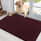 OLANLY Dog Door Mat for Muddy Paws 36x24, Super Absorbent Chenille Mud Mat by OLANLY