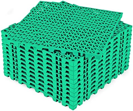 ToLanbbt Modular Interlocking Cushion 12P 11.8" x 11.8" Interlocking Rubber by ToLanbbt