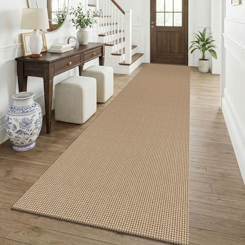 KOZYFLY Boho 3x12 Runners Rugs for Hallway, Long Washable Runner Rug, Woven Non by KOZYFLY