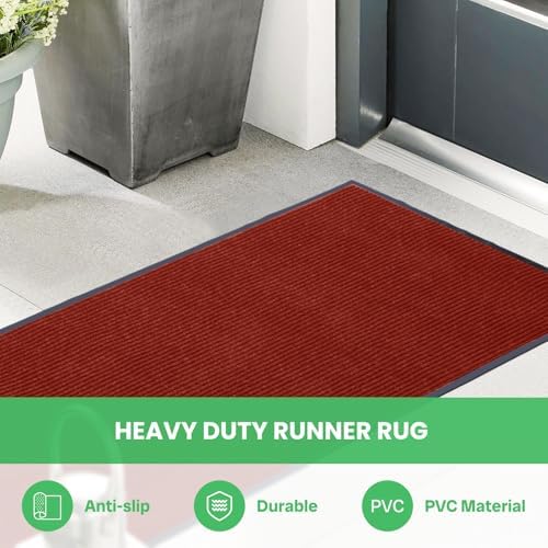 Commercial Runner Rug, 3 x 10 FT Entrance Floor Mat Area Rugs Hallway Carpet - Image 4
