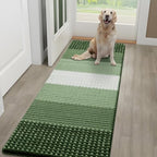 Kitinjoy Indoor Outdoor Door Mat, 59x20 Non-Slip Dirt Trapper Doormats by Kitinjoy