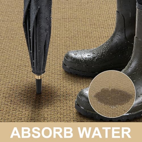 LEKEEPGO Front Door Mat 17"x29", Indoor Non Slip Washable Entry Mat - Image 5