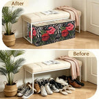 Red Roses Shoe Organizer for Closet - Image 5