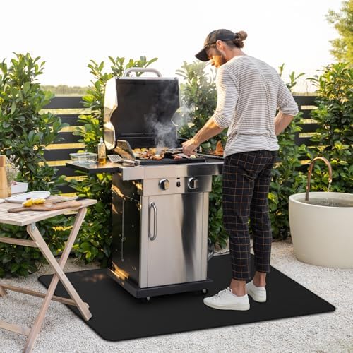 30 x 48inch Grill Mat for Outdoor Grill, Double-Sided Fireproof Grill Pad - Image 2