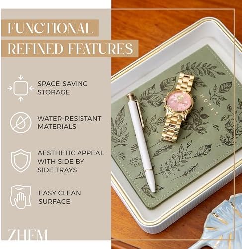 Perfume Tray Valet Tray Night Stand Bedside Organizer| Perfume Organizer - Image 2
