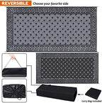 SAND MINE Reversible Mats, Plastic Straw Rug, Modern Area Rug, Large Floor Mat - Image 3