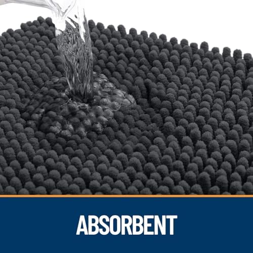 OLANLY Dog Door Mat for Muddy Paws 59x20, Super Absorbent Chenille Mud Mat - Image 3