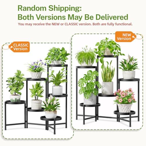 iDavosic.ly 6 Tier Large Plant Stand Indoor Outdoor, 10 In Wide Tray - Image 2