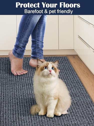 3X10ft Runner Rugs with Rubber Backing, Non Slip Indoor Outdoor Carpet Runner - Image 5