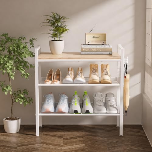 3 Tier Shoe Rack, Shoe Rack for Entryway - Image 4