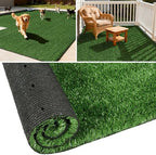 TOOKOO Artificial Grass Outdoor Rug - 6FT x 9FT Fake Grass Carpet by TOOKOO