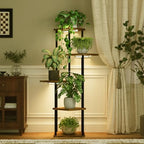 Bamworld Tall Plant Stand Indoor by Bamworld