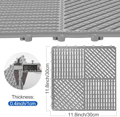 ToLanbbt Modular Interlocking Cushion 12P 11.8" x 11.8" Interlocking Rubber - Image 2