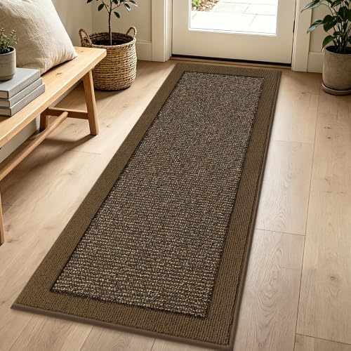 BEQHAUSE Indoor Door Mat 24" x 72", Dirt Trapper Door Mats by BEQHAUSE