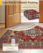 RELEANY Washable Area Rug, Runner 2'x10' - Image 4