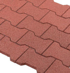Playsafer Rubber Garden Pavers ¾” Thick Interlocking Safety Tiles - Image 5