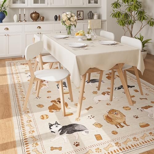 DUKINO 6x9 Washable Dog Area Rug - Image 3