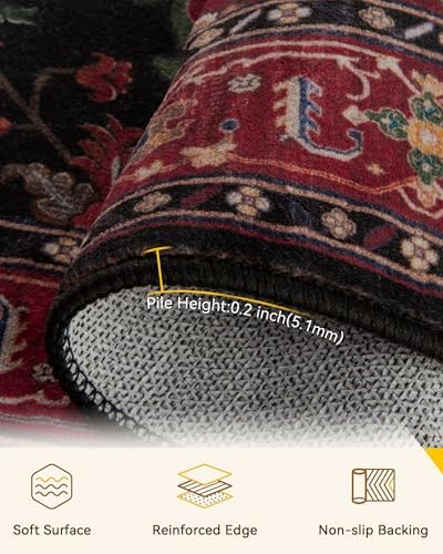 RELEANY Washable Area Rug - Image 4
