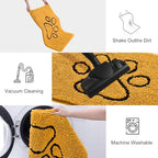 Smiry Dog Door Mat for Muddy Paws, Absorbent Non Slip Dirt Trapper - Image 6