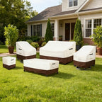 Patio Chair Covers 4 Pack, Swivel Lounge Chair Cover, Waterproof Heavy Duty - Image 6