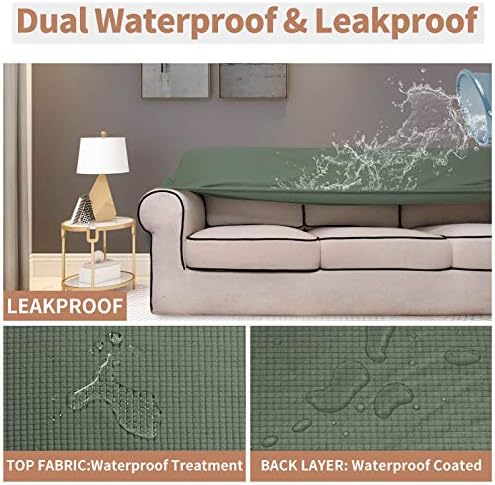 Easy-Going 100% Waterproof Oversized Chair Couch Cover, Stretch Sofa Cover - Image 3