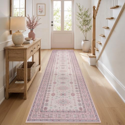 2x8 Runner Rug Washable Non Slip Boho Floor Mat - Image 3