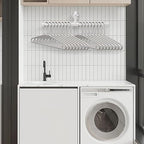 Industrial Pipe Clothes Rack Floating DIY Wall Mounted, Heavy Duty Rustic - Image 6